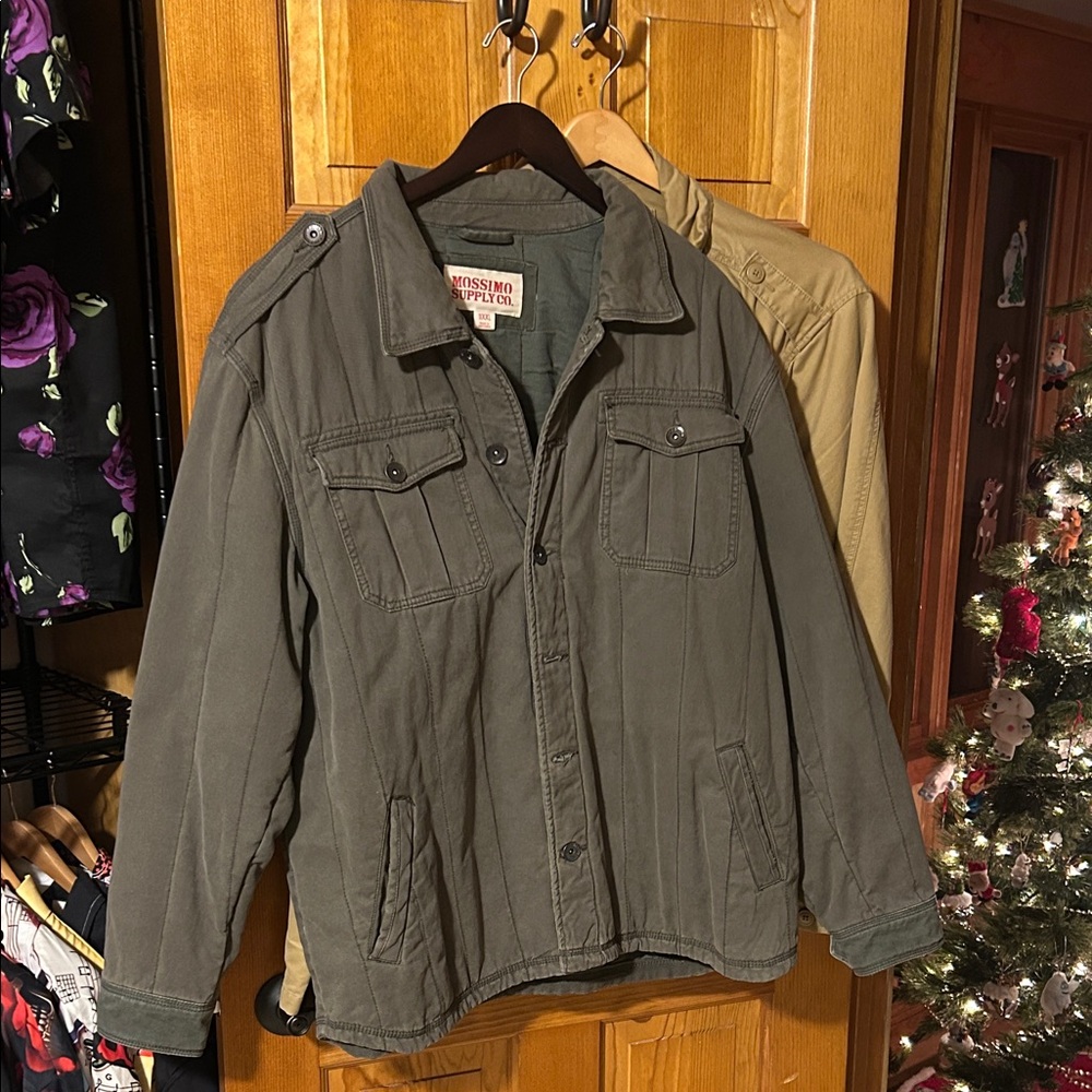 Mossimo Supply Co. Olive Military Jacket